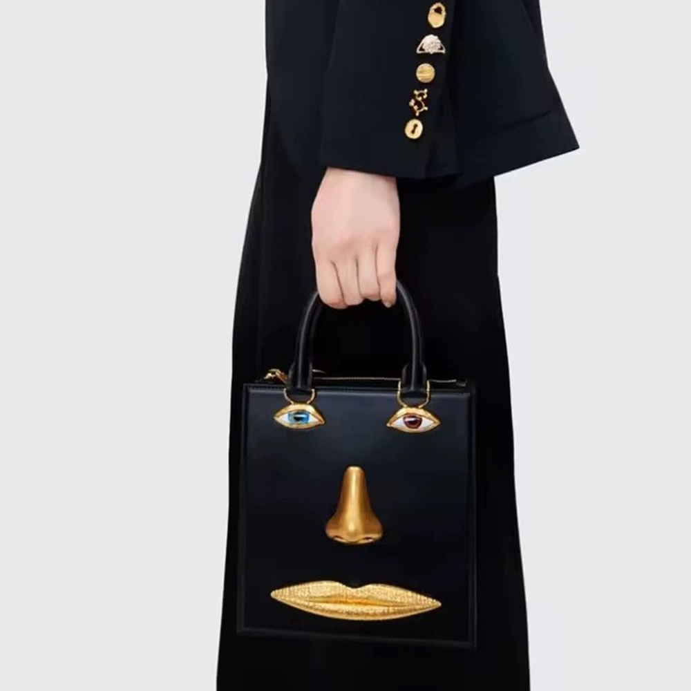 Luxury Bags Gold - حقيبة وجه نسائية جديدة عالية الجودة