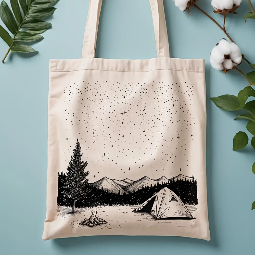 قطعة واحدة، تصميم مطبوع على ال - مراجعة Canvas Tote Designer وسعره