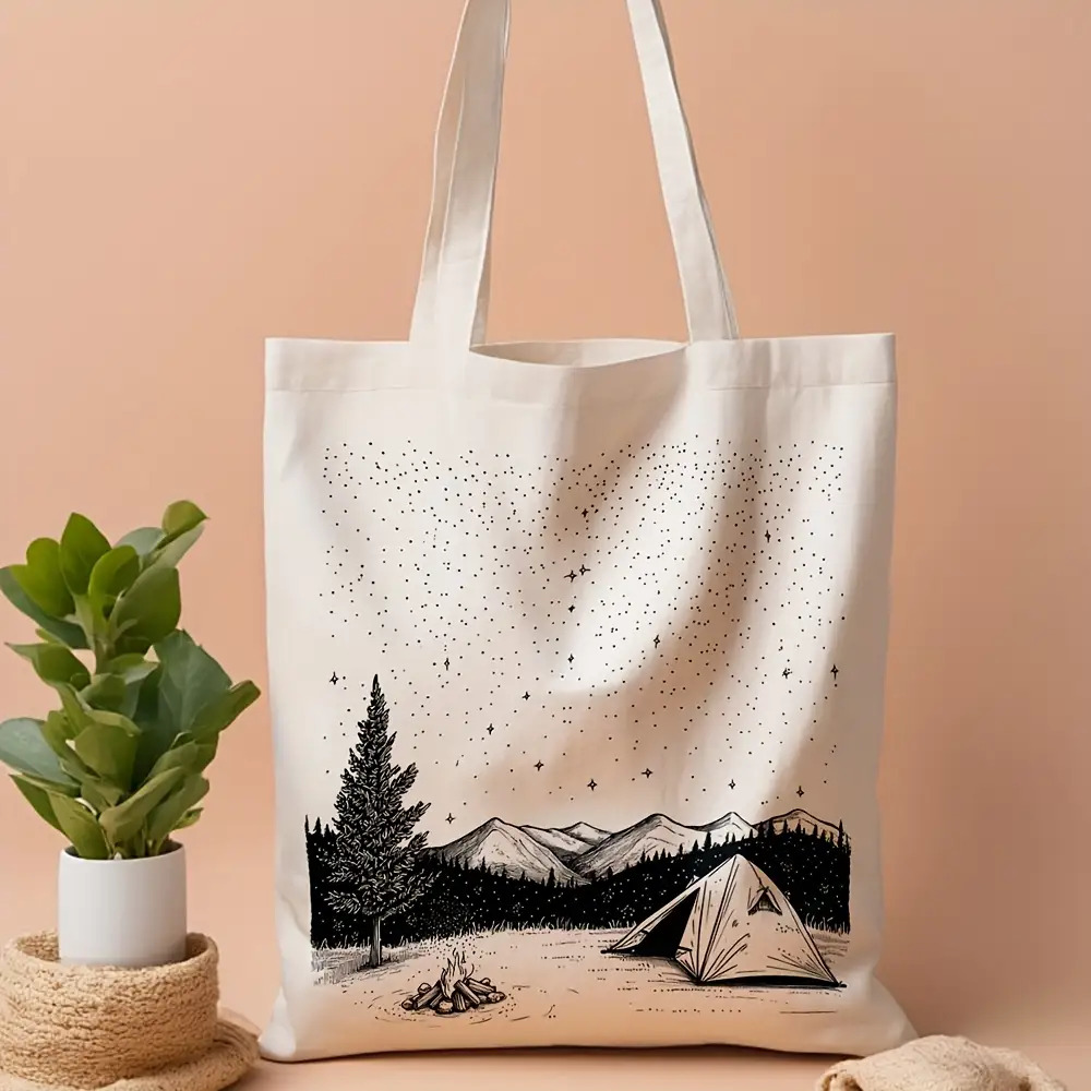 قطعة واحدة، تصميم مطبوع على ال - مراجعة Canvas Tote Designer وسعره