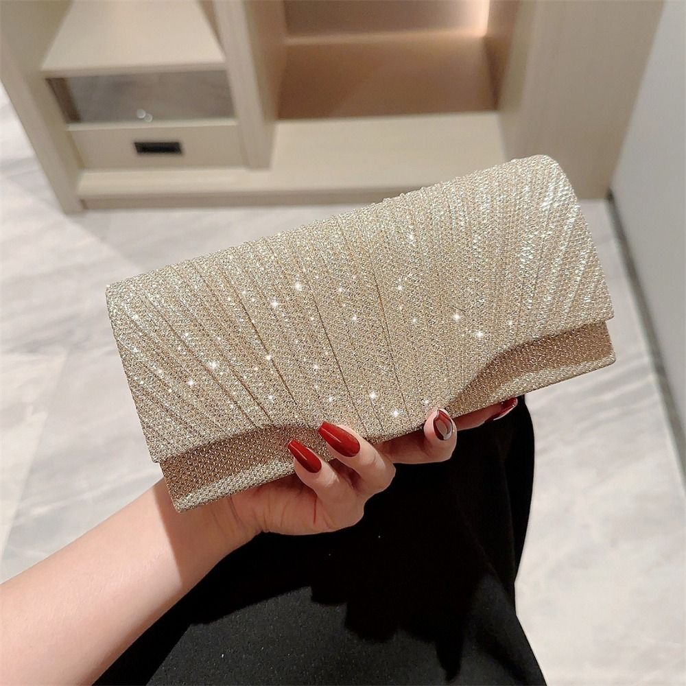 حقائب سهرة فاخرة مزينة بالترتر - مراجعة Luxury Bags Gold وسعره