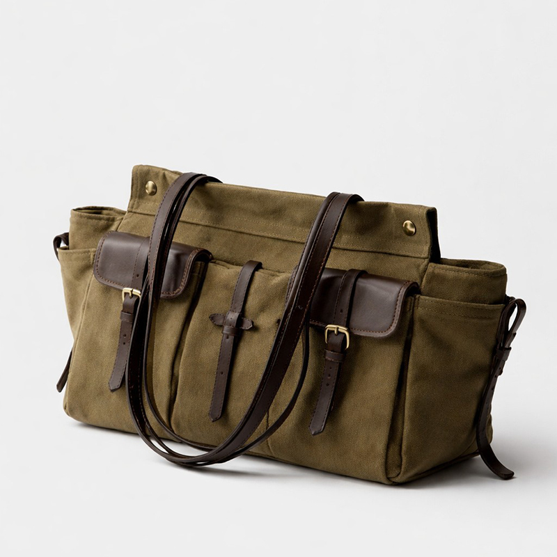 حقيبة يد فاخرة من القماش والجل - مراجعة Canvas Tote Designer وسعره