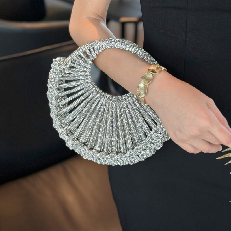 حقيبة سهرة لامعة للنساء موديل  - مراجعة Luxury Bags 2026 Trends وسعره