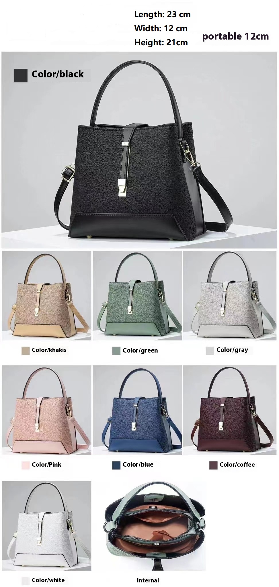 جديد فاخر حمل حقيبة جلدية أنيق - مراجعة Luxury Bags Online وسعره