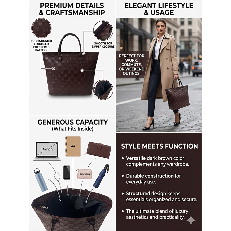 حقيبة يد نسائية فاخرة بنمط مبط - مراجعة Luxury Bags Online وسعره