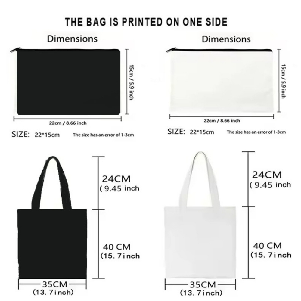 حقيبة يد نسائية بطبعة قطة لطيف - مراجعة Canvas Tote Designer وسعره