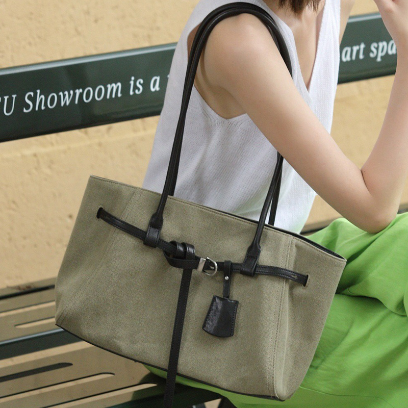 حقائب يد كورية أنيقة من القماش - مراجعة Canvas Tote Designer وسعره