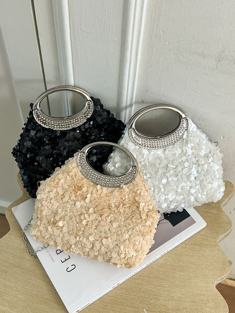 حقيبة سهرة فاخرة مزينة بالترتر - مراجعة Luxury Bags 2026 Trends وسعره