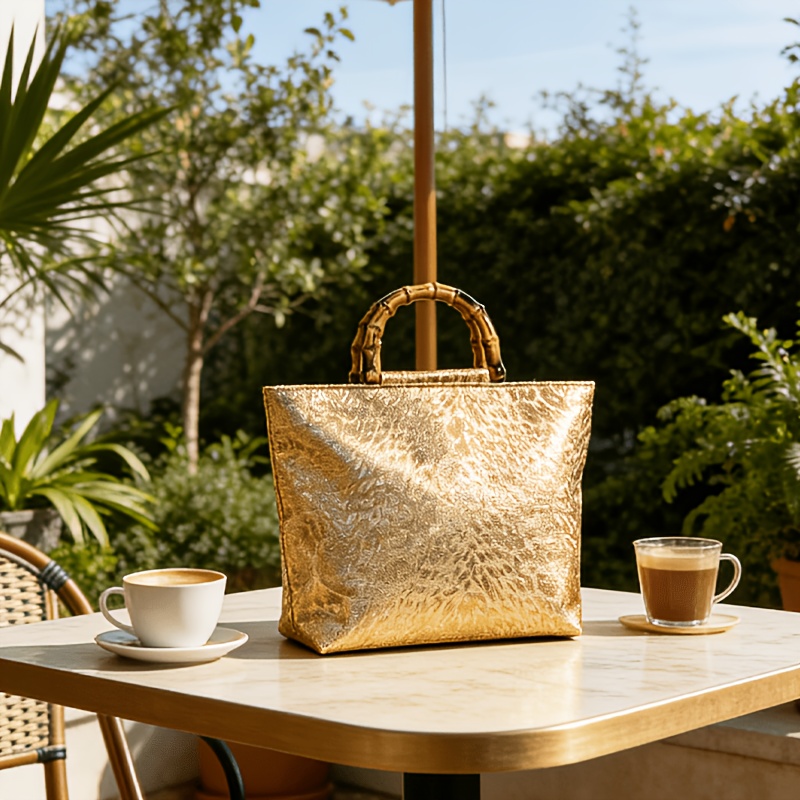حقيبة يد نسائية فاخرة بتصميم أ - مراجعة Luxury Bags Gold وسعره