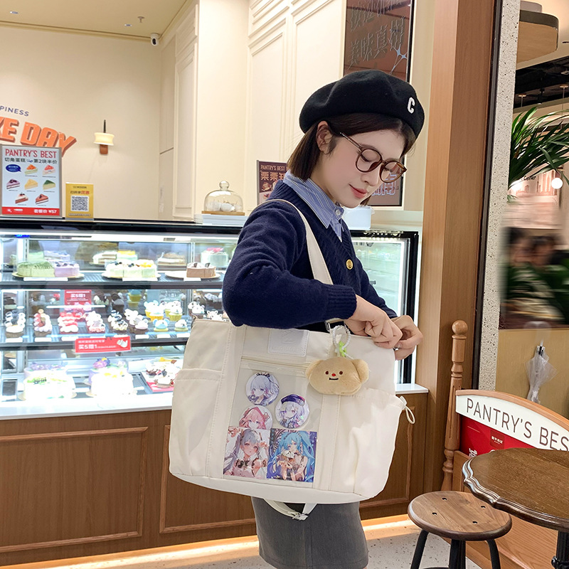 JIAERDI Y2k Harajuku تصميم الم - مراجعة Canvas Tote Designer وسعره